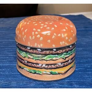 McDonald's Big Mac Hamburger Gummies Collectible Tin 1996 EMPTY